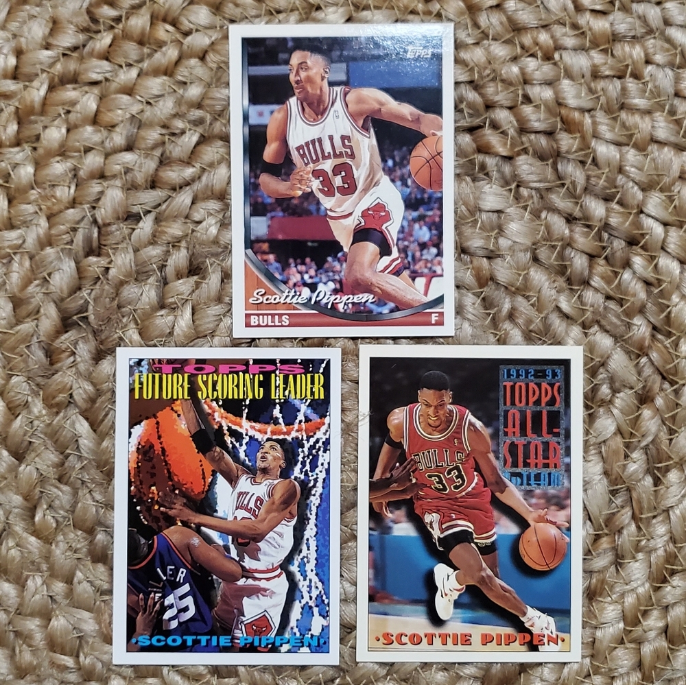 3 - Scottie Pippen Basketball Cards